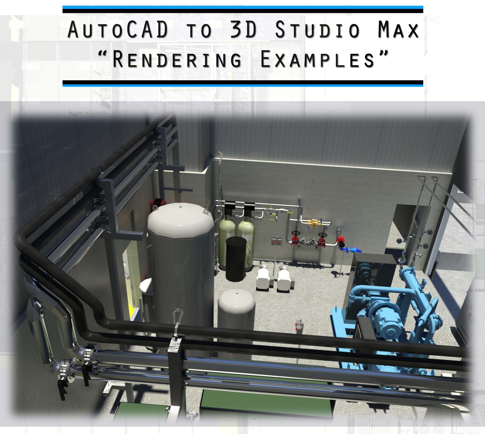 Starbucks Manufacturing Line — AutoCAD 3D